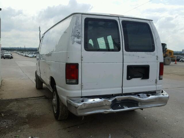 1FTNE14WX8DA40800 - 2008 FORD ECONOLINE WHITE photo 3