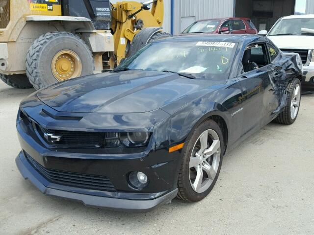 2G1FK1EJ4D9203294 - 2013 CHEVROLET CAMARO 2SS BLACK photo 2