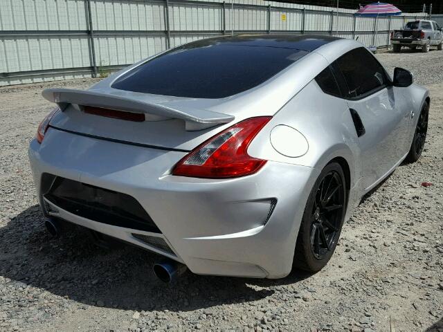 JN1AZ4EH7BM553386 - 2011 NISSAN 370Z SILVER photo 4