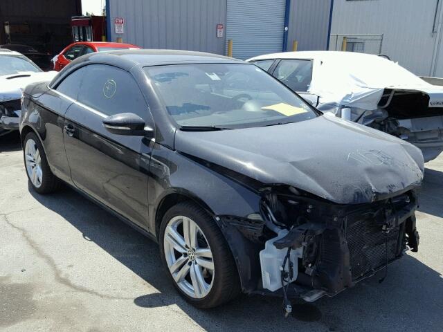 WVWFW7AH7CV002714 - 2012 VOLKSWAGEN EOS LUX Черный фото 1