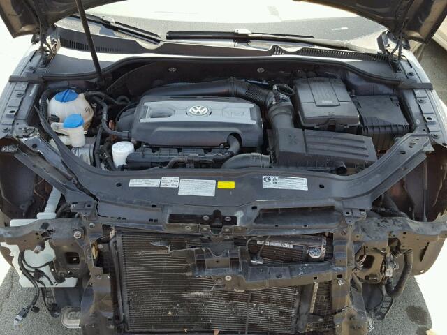 WVWFW7AH7CV002714 - 2012 VOLKSWAGEN EOS LUX Черный фото 7