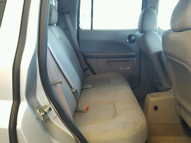 3GNDA13D87S619166 - 2007 CHEVROLET HHR LS ვერცხლისფერი ფოტო 6