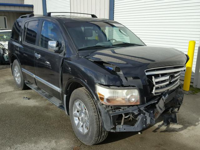 5N3AA08C44N802904 - 2004 INFINITI QX56 BLACK photo 1