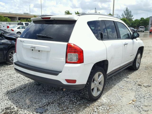 1C4NJCBAXCD656519 - 2012 JEEP COMPASS SP WHITE photo 4