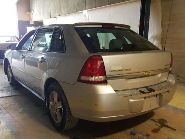1G1ZT62875F191532 - 2005 CHEVROLET MALIBU MAX 银色 照片 3