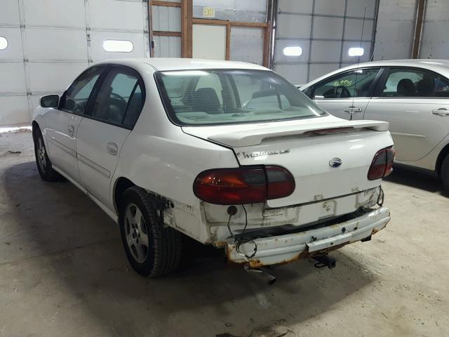 1G1NE52J43M666262 - 2003 CHEVROLET MALIBU LS WHITE photo 3