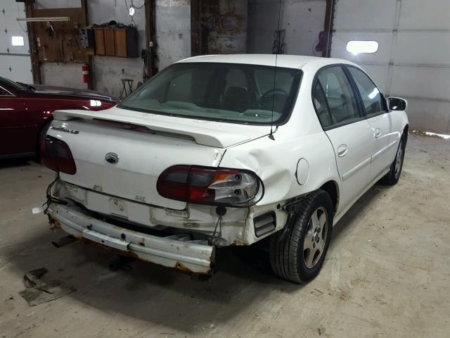 1G1NE52J43M666262 - 2003 CHEVROLET MALIBU LS WHITE photo 4