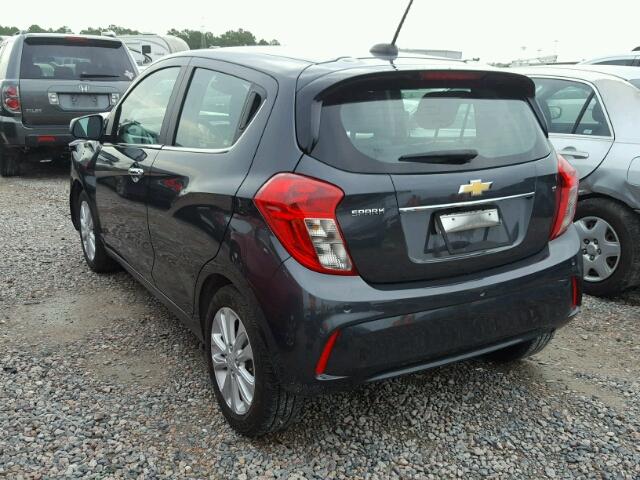 KL8CF6SA4HC735099 - 2017 CHEVROLET SPARK 2LT BLACK photo 3