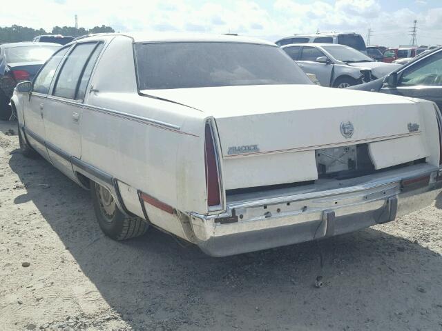 1G6DW5279PR703757 - 1993 CADILLAC FLEETWOOD WHITE photo 3