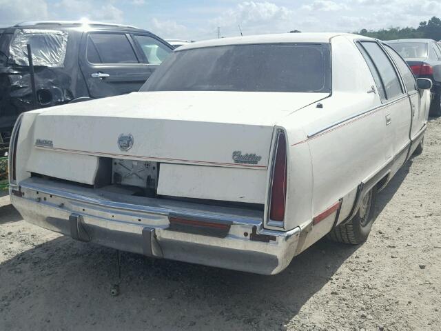 1G6DW5279PR703757 - 1993 CADILLAC FLEETWOOD WHITE photo 4