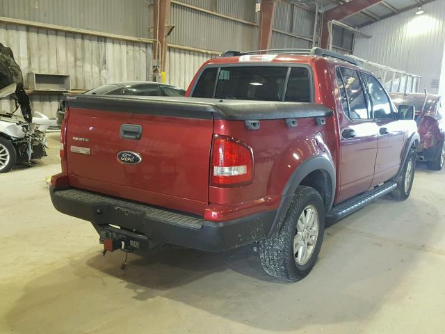 1FMEU31E18UA34390 - 2008 FORD EXPLORER S RED photo 4