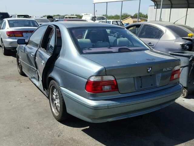 WBADT63412CH89061 - 2002 BMW 530 I AUTO GRAY photo 3