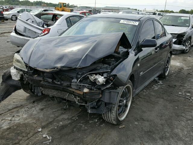 JM1BK323661517043 - 2006 MAZDA 3 S BLACK photo 2