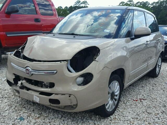 ZFBCFABH4EZ011741 - 2014 FIAT 500L EASY CREAM photo 2