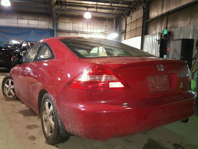 1HGCM72525A026458 - 2005 HONDA ACCORD LX RED photo 3