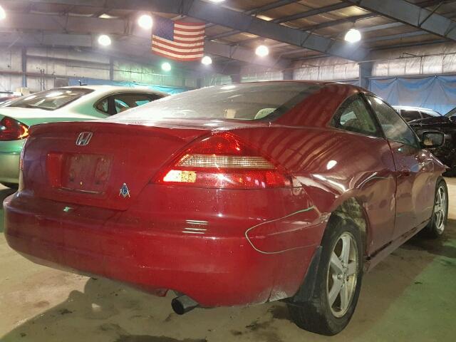 1HGCM72525A026458 - 2005 HONDA ACCORD LX RED photo 4