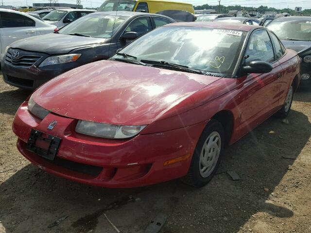 1G8ZN1287XZ243127 - 1999 SATURN SC1 RED photo 2