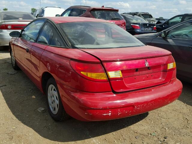 1G8ZN1287XZ243127 - 1999 SATURN SC1 RED photo 3