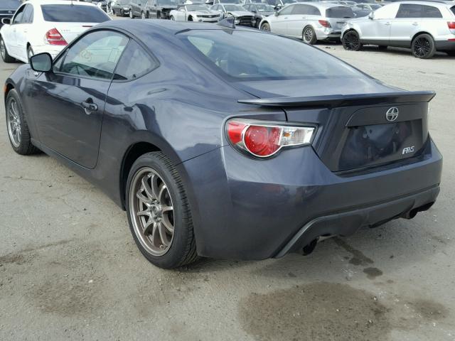 JF1ZNAA1XG8701958 - 2016 TOYOTA SCION FR-S GRAY photo 3