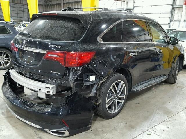 5FRYD4H88HB001689 - 2017 ACURA MDX ADVANC BLACK photo 4
