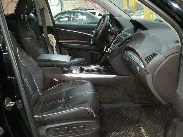 5FRYD4H88HB001689 - 2017 ACURA MDX ADVANC BLACK photo 5