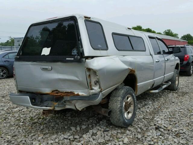 3D7KS28C65G801327 - 2005 DODGE RAM 2500 S SILVER photo 4
