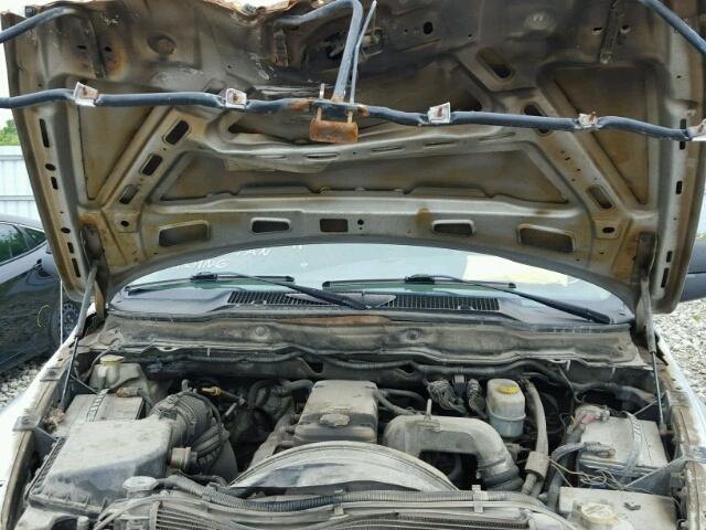 3D7KS28C65G801327 - 2005 DODGE RAM 2500 S SILVER photo 7