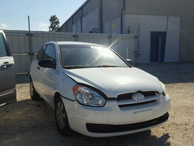 KMHCM36C69U114042 - 2009 HYUNDAI ACCENT GS WHITE photo 1