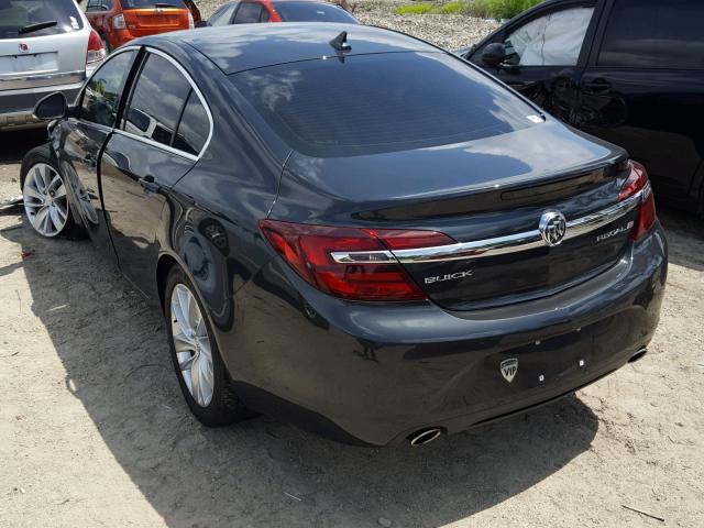 2G4GK5EX0E9261164 - 2014 BUICK REGAL GRAY photo 3