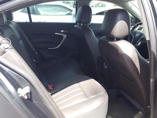 2G4GK5EX0E9261164 - 2014 BUICK REGAL GRAY photo 6