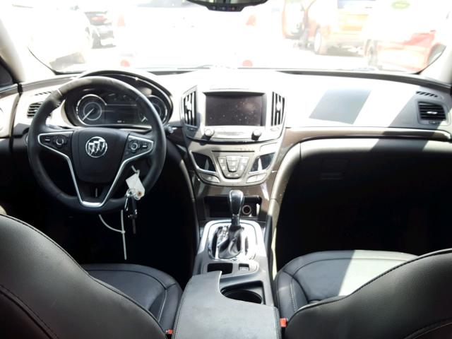 2G4GK5EX0E9261164 - 2014 BUICK REGAL GRAY photo 9