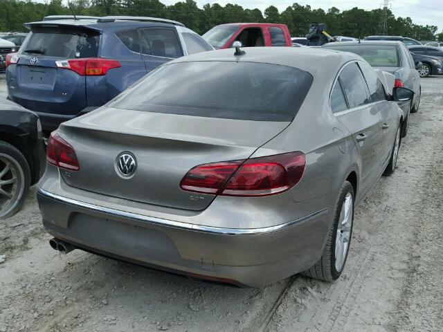 WVWRN7AN6EE529698 - 2014 VOLKSWAGEN CC LUXURY GRAY photo 4