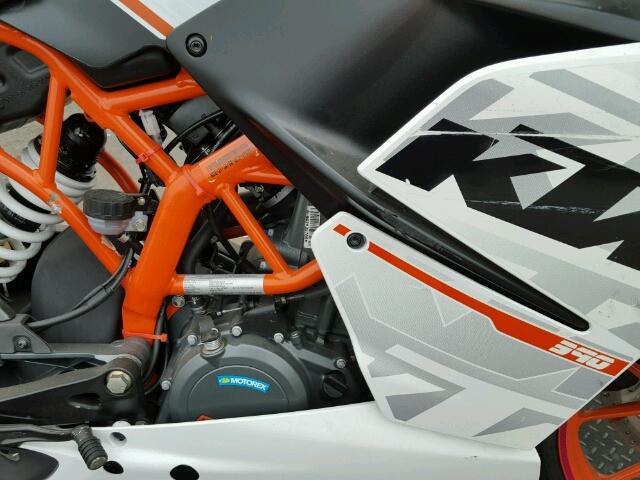 MD2JYJ400GC247437 - 2016 KTM 390 DUKE TWO TONE photo 7