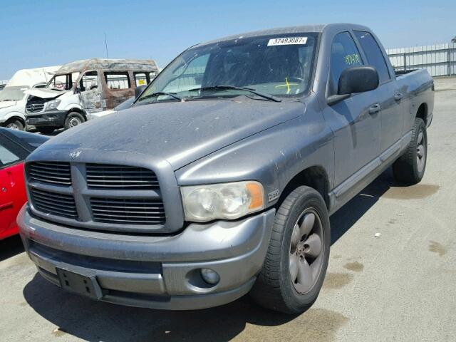 1D7HA18D55S118088 - 2005 DODGE RAM 1500 S GRAY photo 2