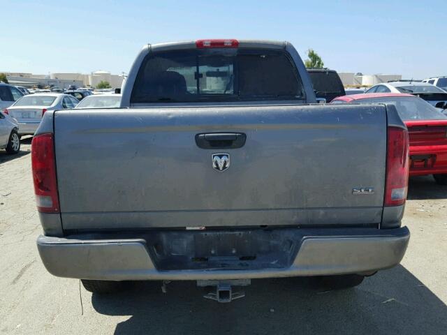 1D7HA18D55S118088 - 2005 DODGE RAM 1500 S GRAY photo 9