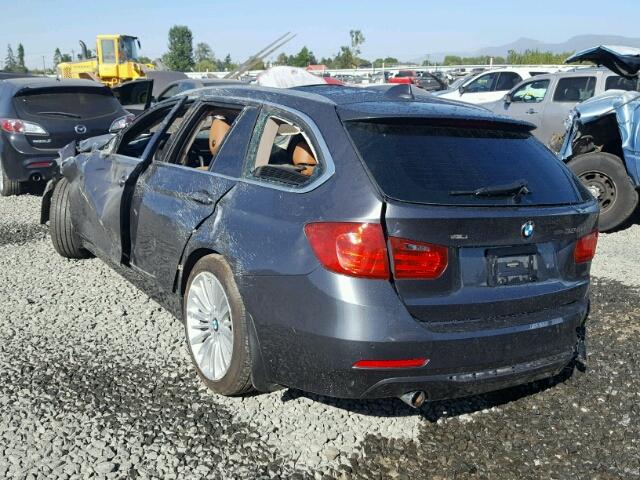 WBA3K5C51EK300053 - 2014 BMW 328 D GRAY photo 3