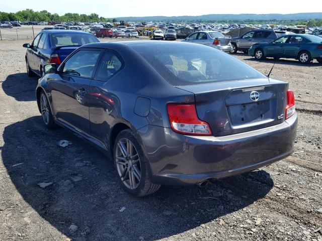JTKJF5C77D3059424 - 2013 TOYOTA SCION TC 灰色 照片 3