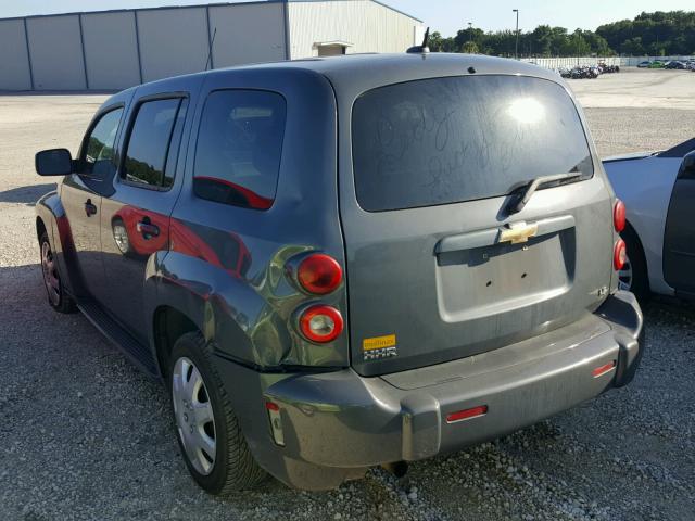 3GNDA13D28S562979 - 2008 CHEVROLET HHR LS GRAY photo 3