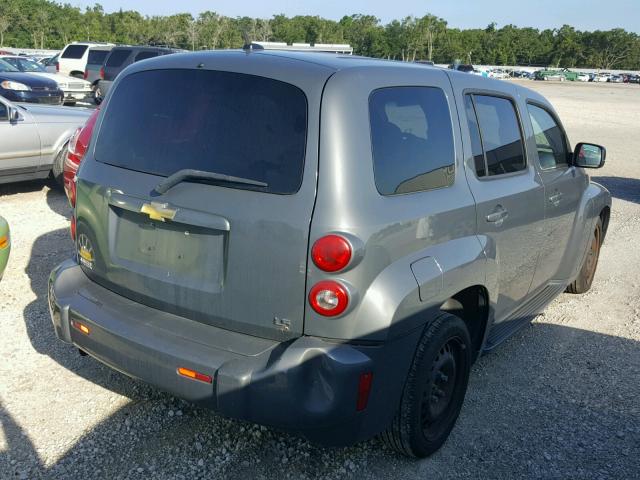 3GNDA13D28S562979 - 2008 CHEVROLET HHR LS GRAY photo 4