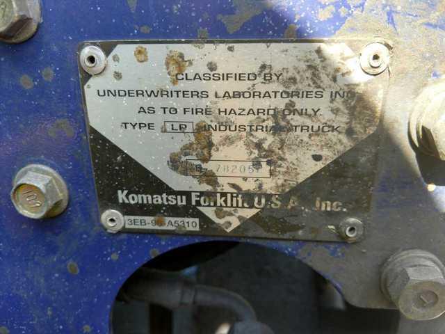 563886A - 2003 KMTS FORKLIFT UNKNOWN - NOT OK FOR INV. photo 10