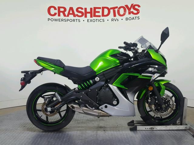 JKAEXEE11GDA22363 - 2016 KAWASAKI EX650 E GREEN photo 1