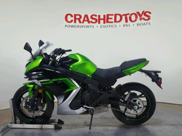 JKAEXEE11GDA22363 - 2016 KAWASAKI EX650 E GREEN photo 5