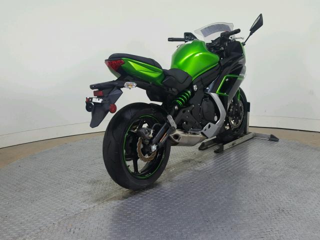 JKAEXEE11GDA22363 - 2016 KAWASAKI EX650 E GREEN photo 8