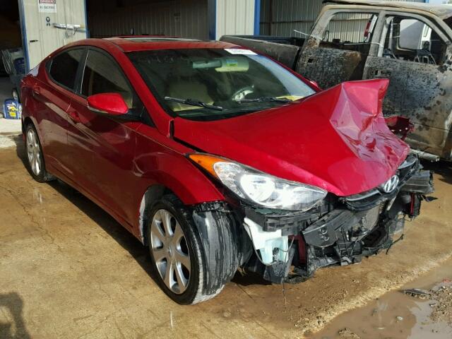 KMHDH4AE4BU090711 - 2011 HYUNDAI ELANTRA GL RED photo 1