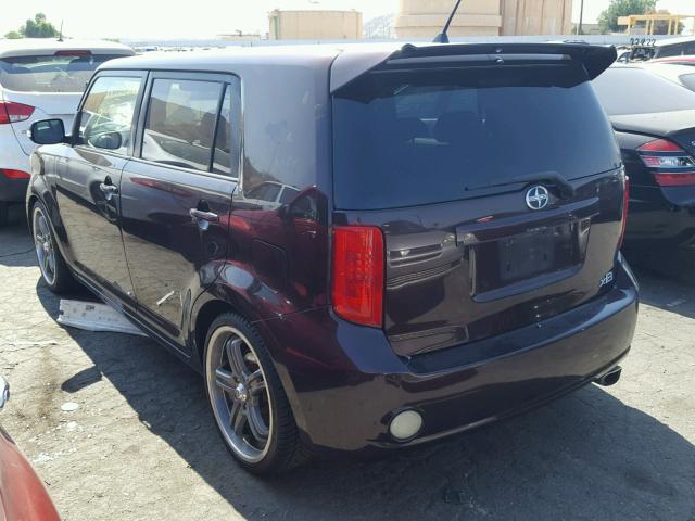 JTLKE50E391089366 - 2009 TOYOTA SCION XB Tünd qırmızı foto 3