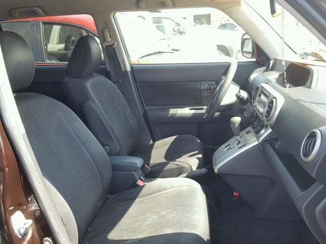 JTLKE50E391089366 - 2009 TOYOTA SCION XB Tünd qırmızı foto 5
