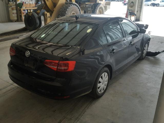 3VW2K7AJ0FM342764 - 2015 VOLKSWAGEN JETTA BASE 黑色 照片 4