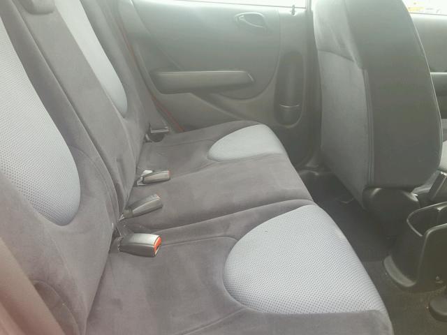 JHMGD38687S048579 - 2007 HONDA FIT S 红色 照片 6