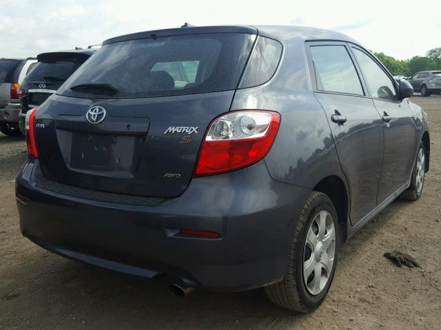 2T1LE40E69C007152 - 2009 TOYOTA COROLLA MA GRAY photo 4