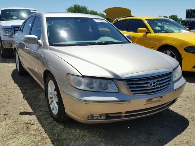 KMHFC46F57A201784 - 2007 HYUNDAI AZERA SE GOLD photo 1